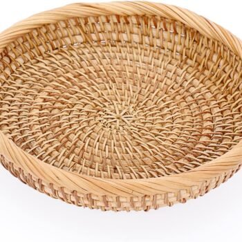 Woven Storage Basket for Entryway, Tabletop and Everyday Organization