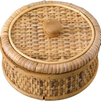 Decorative Woven Storage Basket for Jewelry, Accessories and Farmhouse Home Décor